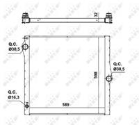 bmw Radiateur 50139