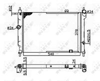 NRF Wasserkühler 504647 Kühler,Motorkühler OPEL,VAUXHALL,ASTRA F CC 53_, 54_, 58_, 59_,ASTRA F Caravan 51_, 52_,ASTRA F 56_, 57_,ASTRA F Van 55_