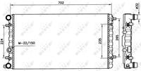 Kühler, Motorkühlung NRF 58143