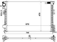 Kühler, Motorkühlung NRF 58958