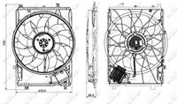 mercedes-benz Koelventilatorwiel
