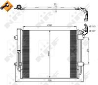 seat Condensor, airconditioning