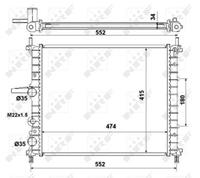 fiat Radiateur