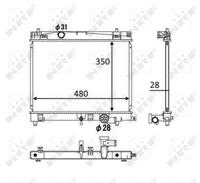 daihatsu Radiateur 58501