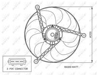 Volkswagen Koelventilatorwiel