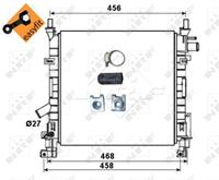 NRF Wasserkühler 53651 Kühler,Motorkühler FORD,KA RB_,STREET KA RL2,KA Van RB