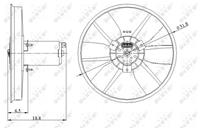 Volkswagen Koelventilatorwiel