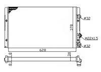 Volkswagen Radiateur 50457A