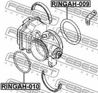 Dichtung, Drosselklappenstutzen Eingang Febest RINGAH-009