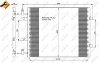 NRF Klimakondensator 35845 Kondensator,Klimakühler OPEL,RENAULT,VAUXHALL,VIVARO Kasten F7,VIVARO Combi J7,VIVARO Pritsche/Fahrgestell E7