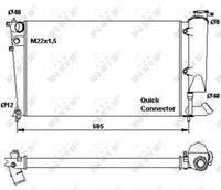 citroen Radiateur 58923