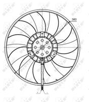 Audi Koelventilatorwiel