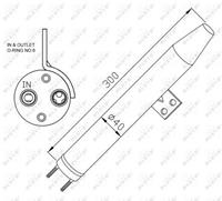 NRF Trockner 33306 Klimatrockner,Klimaanlage Trockner KIA,SORENTO I JC