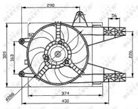 fiat Koelventilatorwiel