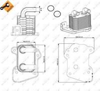 NRF Ölkühler 31345 Ölkühler, Motoröl OPEL,VAUXHALL,ASTRA H Caravan L35,ASTRA H L48,ASTRA H GTC L08,ASTRA H Stufenheck L69,ASTRA H Kasten L70