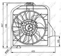 chrysler Koelventilatorwiel