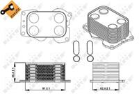 Ölkühler, Motoröl NRF 31338