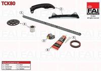 faiautoparts FAI AutoParts Steuerkettensatz TCK80  PEUGEOT,TOYOTA,CITROËN,107,108,YARIS SCP9_, NSP9_, KSP9_, NCP9_, ZSP9_,AYGO WNB1_, KGB1_