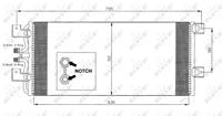 Volkswagen Condensor, airconditioning 35140