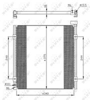 honda Condensor, airconditioning 35264