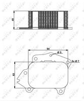 NRF Ölkühler EASY FIT 31174 Ölkühler, Motoröl FORD,PEUGEOT,CITROËN,FIESTA V JH_, JD_,FOCUS II Kombi DA_,FIESTA VI,FOCUS II DA_,FOCUS C-MAX,FUSION JU_