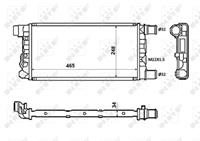 NRF Wasserkühler 58845 Kühler,Motorkühler FIAT,ZASTAVA,SEICENTO 187,CINQUECENTO 170,SEICENTO Van 187,101 1100