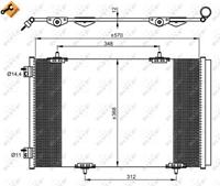 citroen Condensor, airconditioning