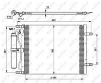 nissan Condensor, airconditioning