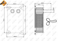 Ölkühler, Motoröl NRF 31294