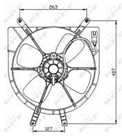 honda Koelventilatorwiel