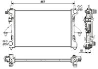 fiat Radiateur