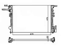 NRF Wasserkühler 58958A Kühler,Motorkühler FIAT,PEUGEOT,CITROËN,ULYSSE 220,SCUDO Kasten 220L,SCUDO Combinato 220P,SCUDO Pritsche/Fahrgestell 220_