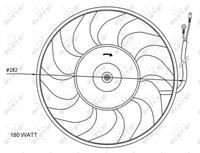 Lüfter, Motorkühlung NRF 47071