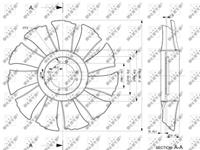 iveco Koelventilatorwiel