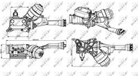 Ölkühler, Motoröl NRF 31348