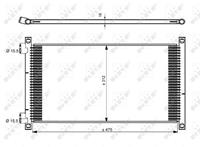 fiat Condensor, airconditioning