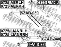 suzuki Draagarmrubber