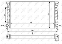 Kühler, Motorkühlung NRF 539501