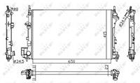 NRF Wasserkühler 58203A Kühler,Motorkühler OPEL,SAAB,VAUXHALL,VECTRA C Caravan,SIGNUM,VECTRA C,VECTRA C GTS,9-3 YS3F,9-3 Kombi YS3F,9-3 Cabriolet YS3F