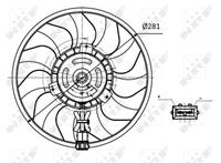 Volkswagen Koelventilatorwiel