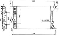 NRF Wasserkühler 519516 Kühler,Motorkühler OPEL,VAUXHALL,VECTRA B 36_,VECTRA B Caravan 31_,VECTRA B CC 38_,VECTRA B CC,VECTRA B Estate,VECTRA B