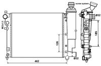 NRF Wasserkühler 58067 Kühler,Motorkühler PEUGEOT,CITROËN,106 II 1,106 Van 1_,SAXO S0, S1,SAXO Hatchback van S3_