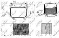 Ölkühler, Motoröl NRF 31284