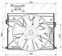 mercedes-benz Koelventilatorwiel