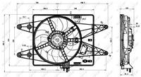 fiat Koelventilatorwiel