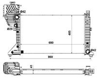 mercedes-benz Radiateur