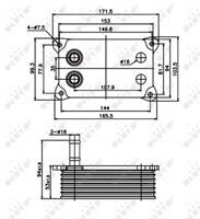 Ölkühler, Motoröl NRF 31071