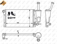 Kühler, Motorkühlung NRF 58170