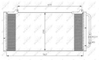 Kondensator, Klimaanlage NRF 35346