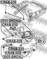 jeep Draagarmrubber